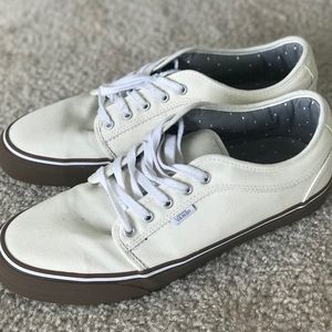 cream men’s vans